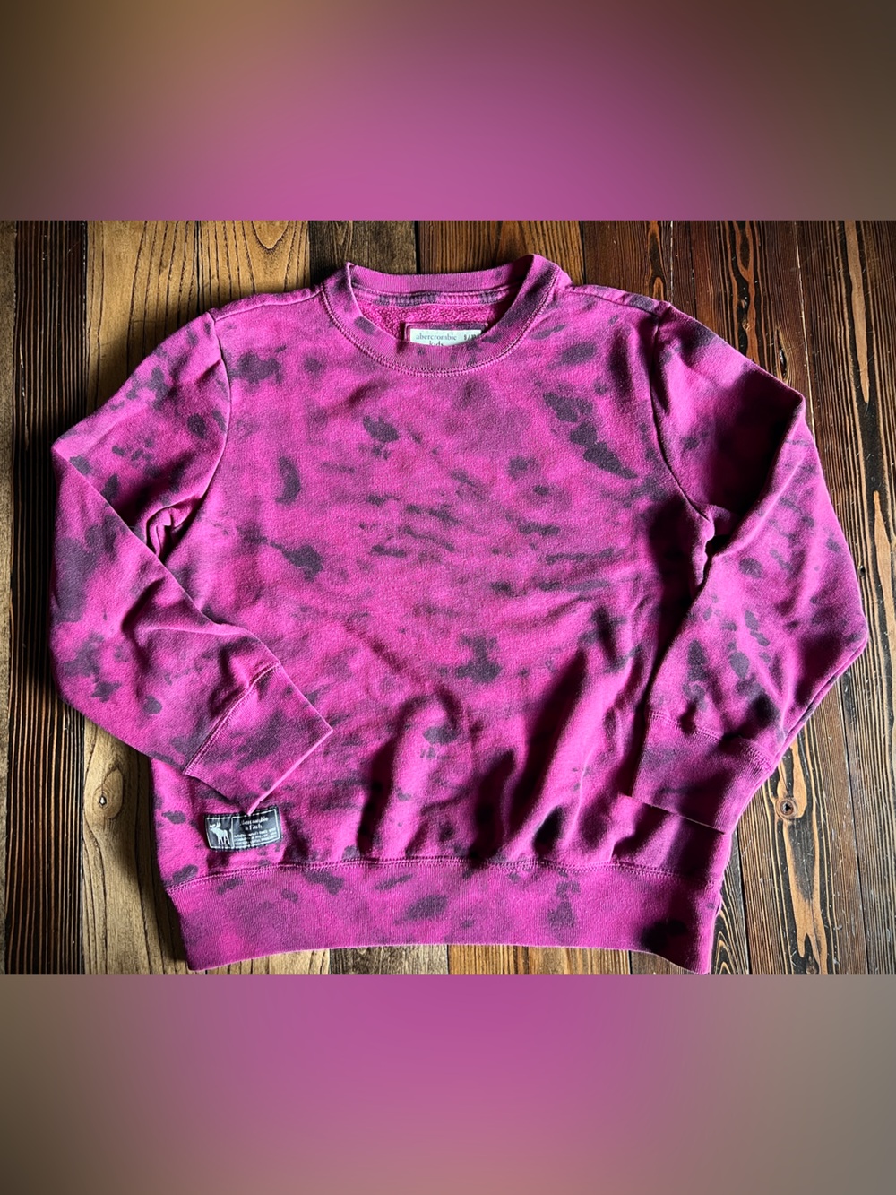 5/$20 Kids • Abercrombie Kids Tie Dye Crewneck Sweatshirt 9/10